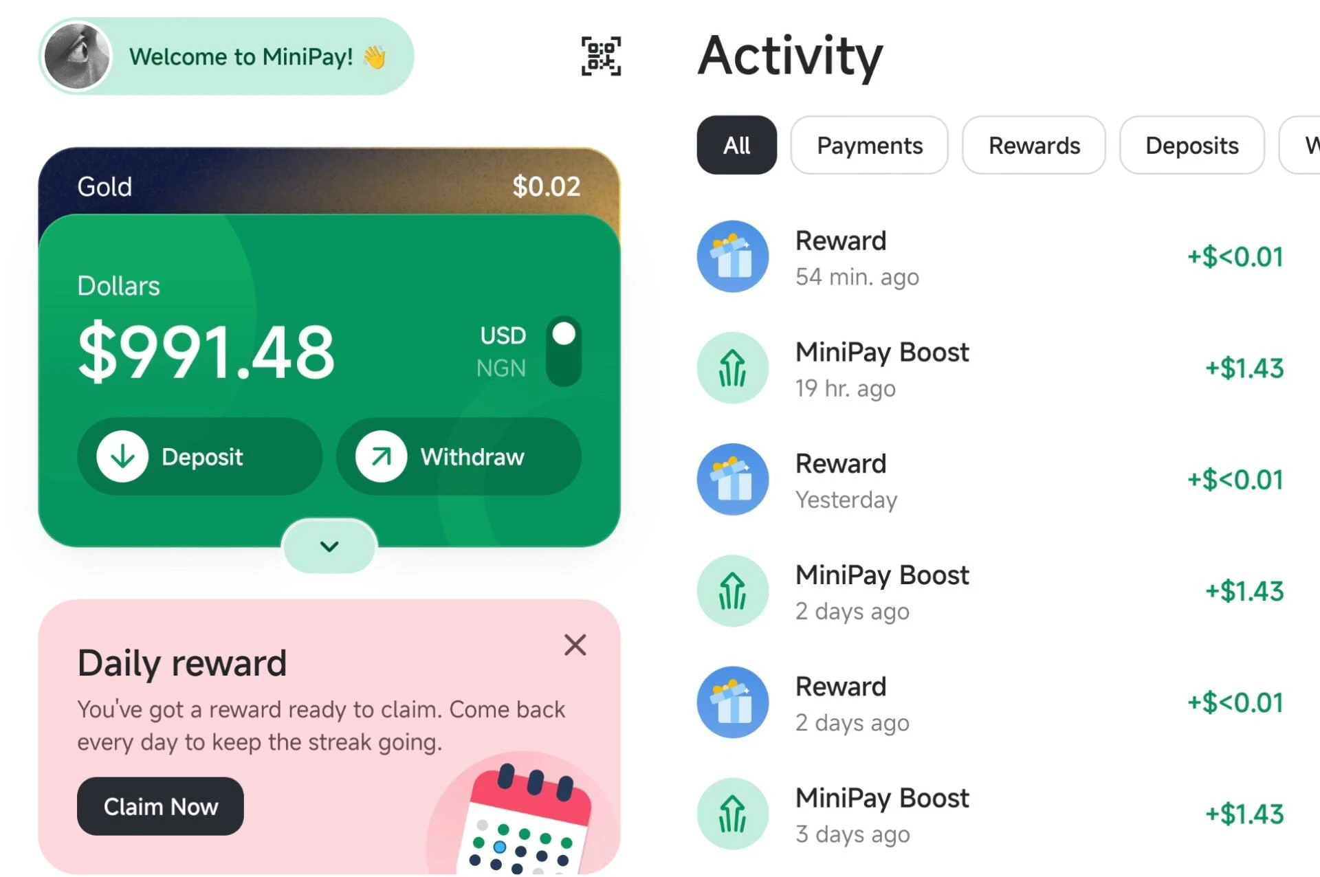 How I Earn over $1 on MiniPay daily