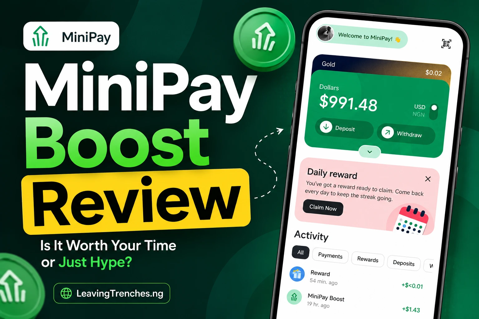 MiniPay Boost Review