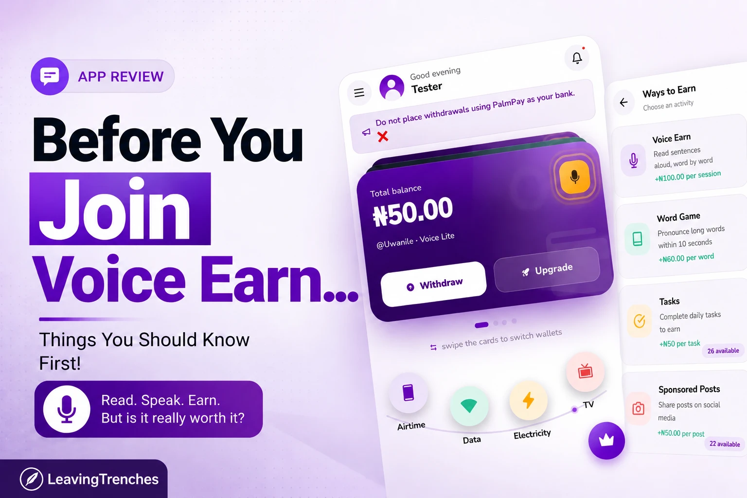 Is Voice earn legit?