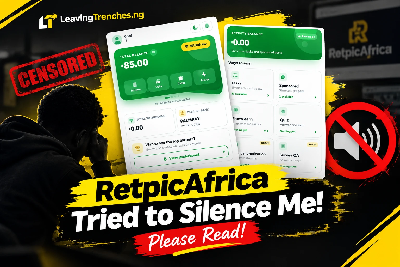 RetpicAfrica is not legit!